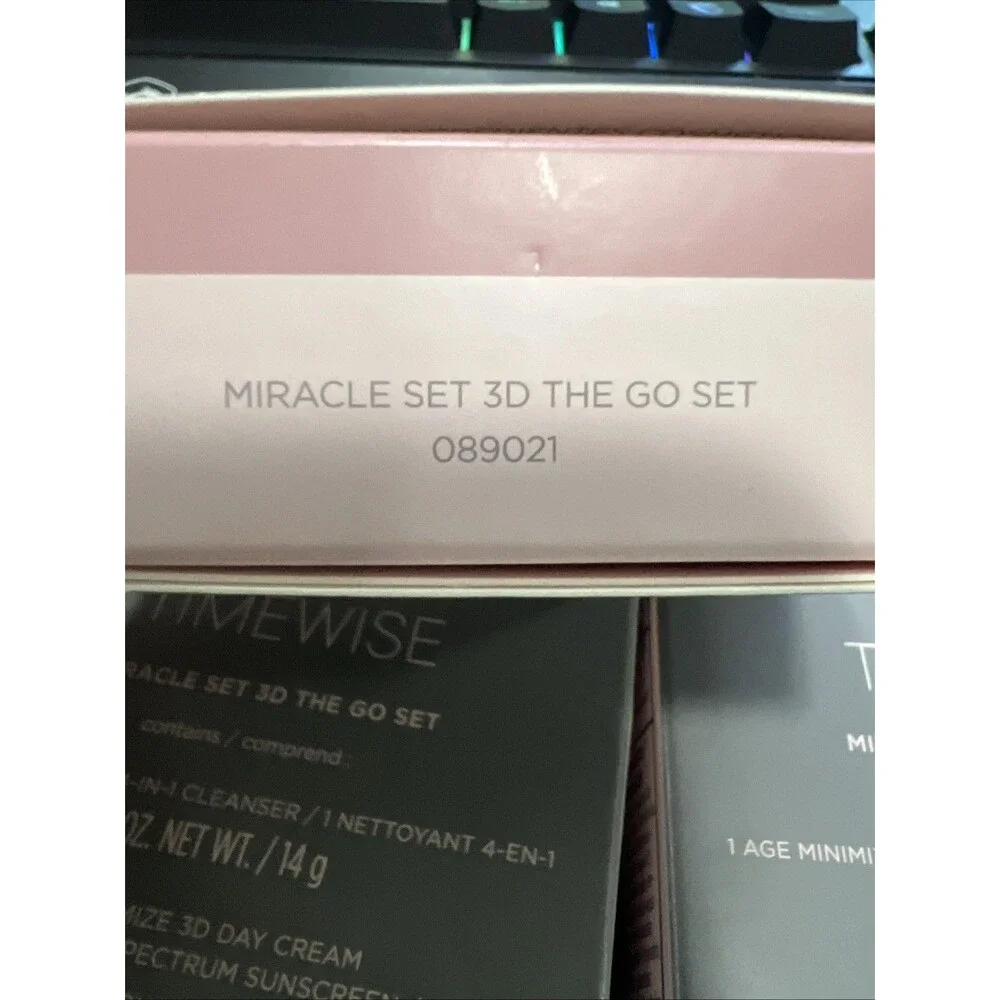 3 Mary Kay Timewise Miracle Set 3D Go Normal Dry expired travel size 089021